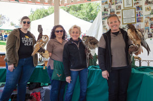 Founder and director Ann Lynch (center) with her volunteers